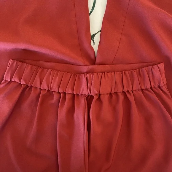 Burnt Orange Wide Leg Pants - Picture 2 of 7